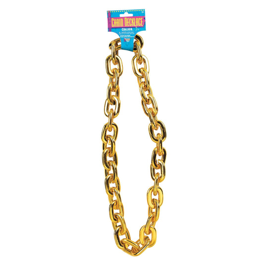 Jumbo Gold Chain Bling Costume Accessory 1