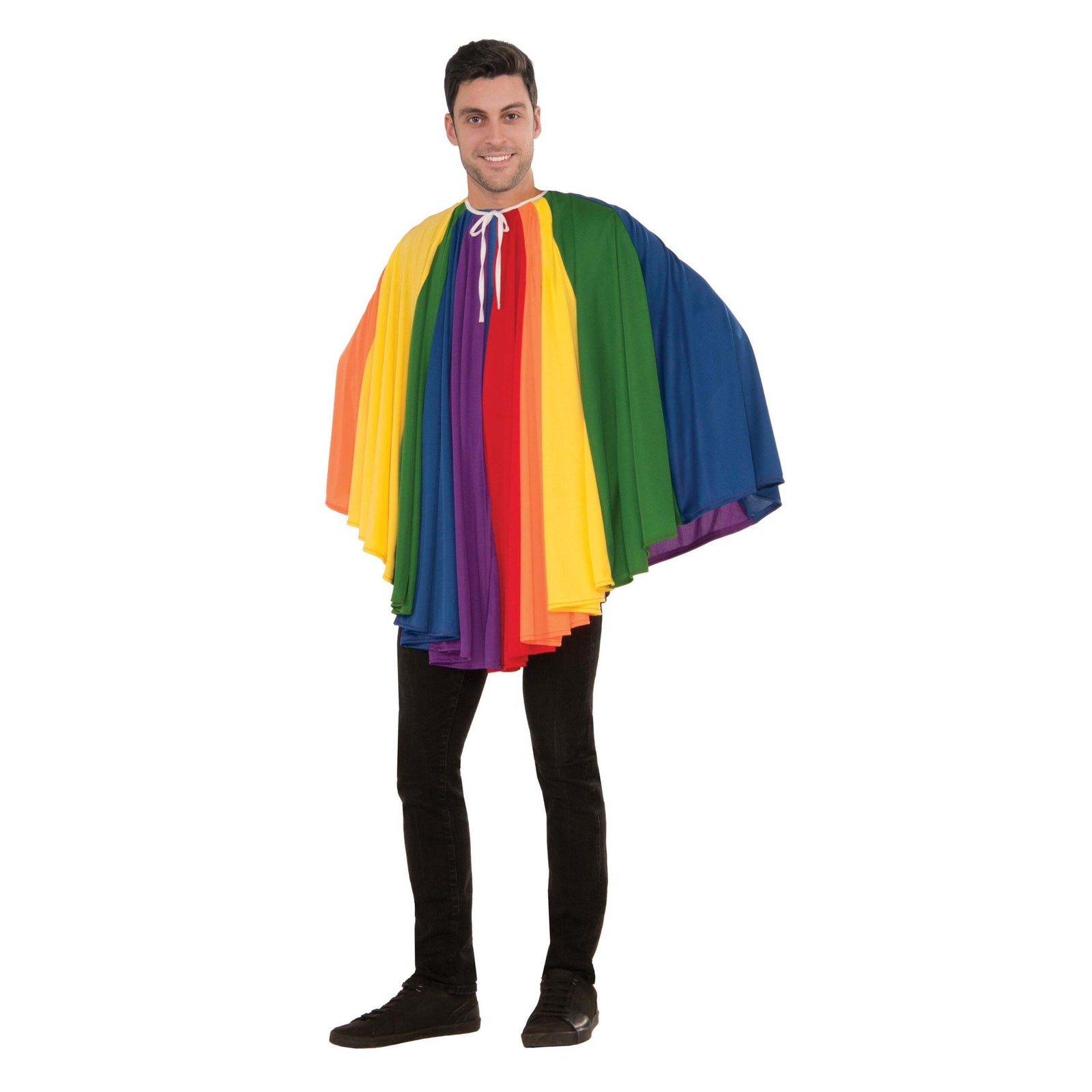 Rainbow Cape Short 30 Inch Pride Costume 1