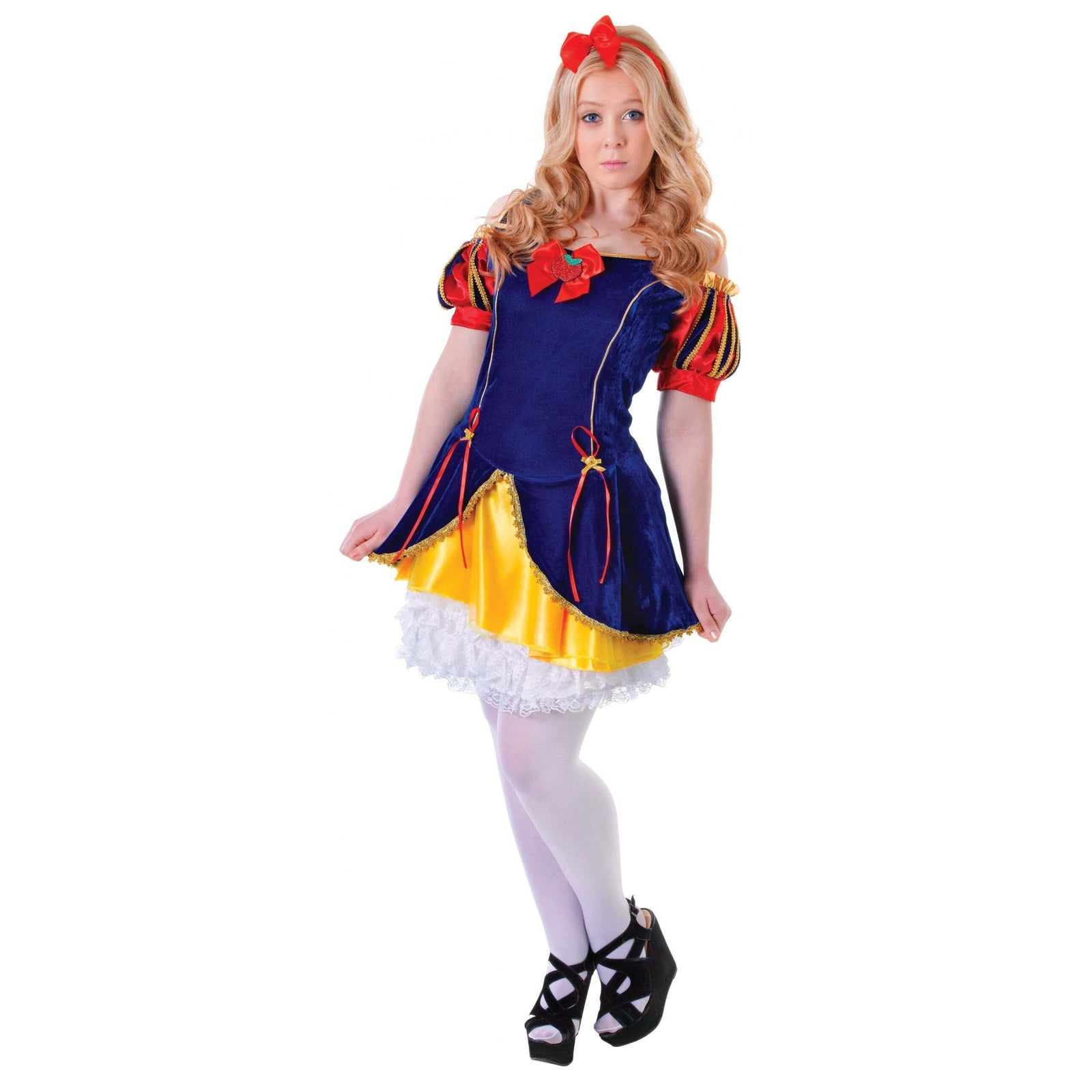 Snow Beauty Teen Costume Female Uk Size 6 10 28" 30" Chest 1