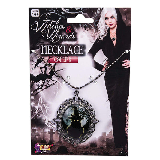Witches Cameo Necklace Costume Accessories 1