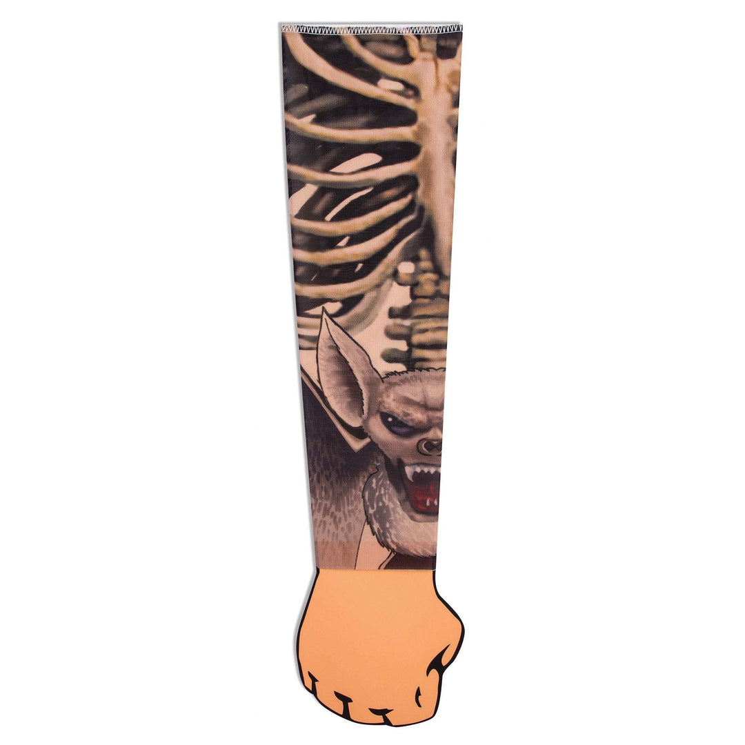 Tattoo Sleeve Bones Costume Accessories 1