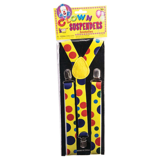 Clown Braces Polka Dot Costume Accessories 1