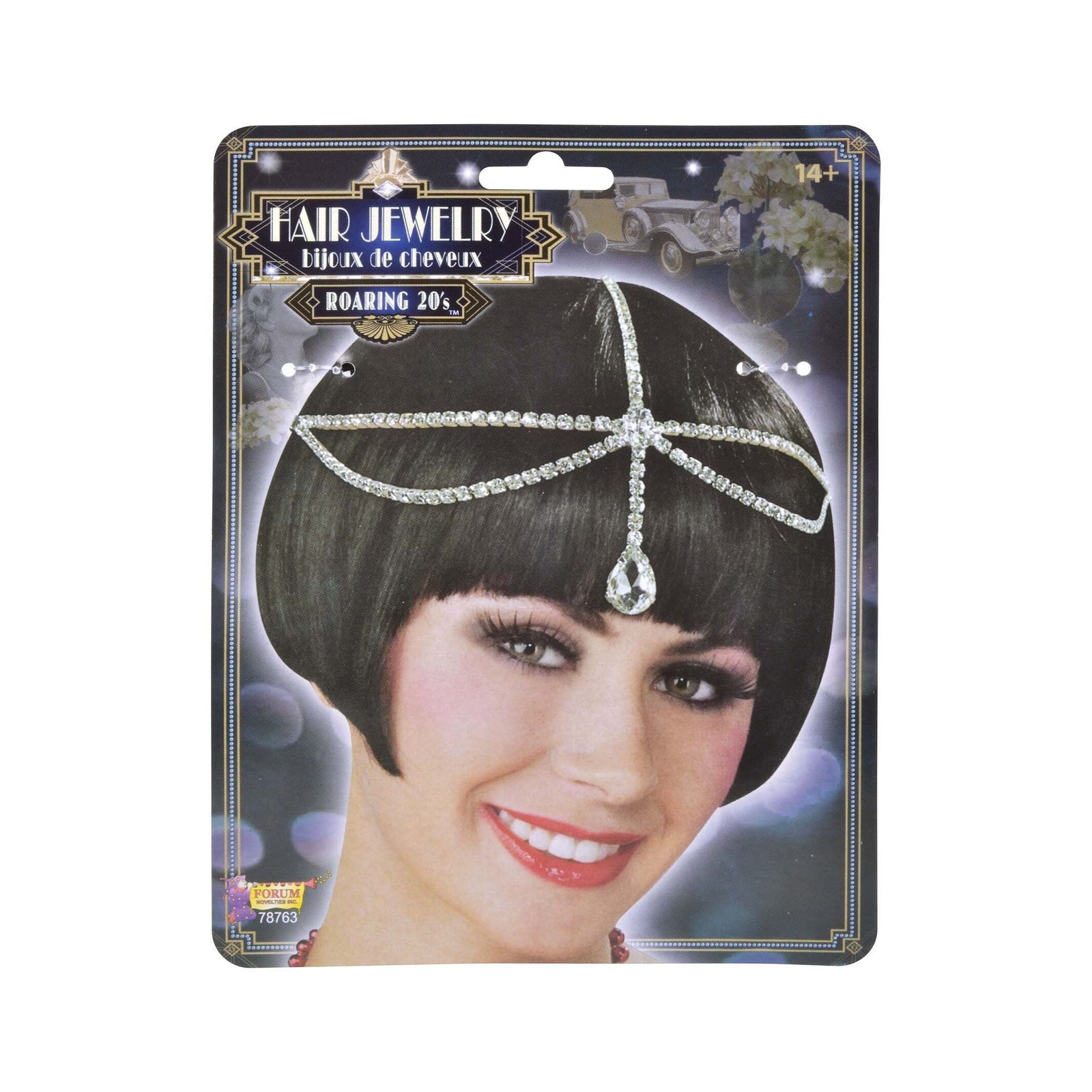 Roaring 1920s Hair Jewellery Charleston Diamante Headpiece 1