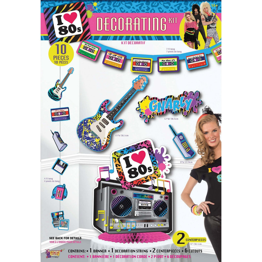 80s Party Decorating Kit Goods 1