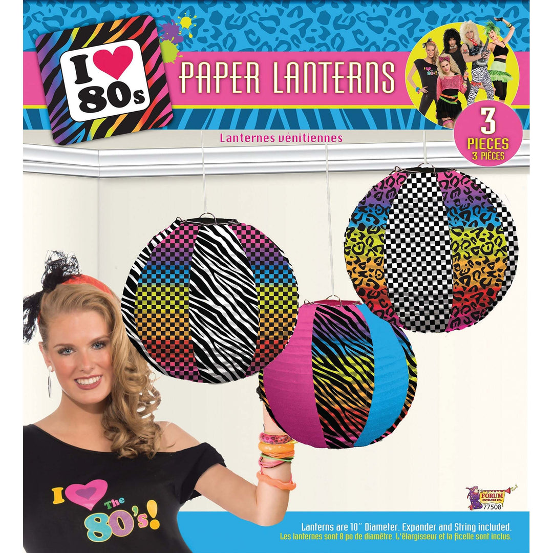80s Party Paper Lanterns Goods 1
