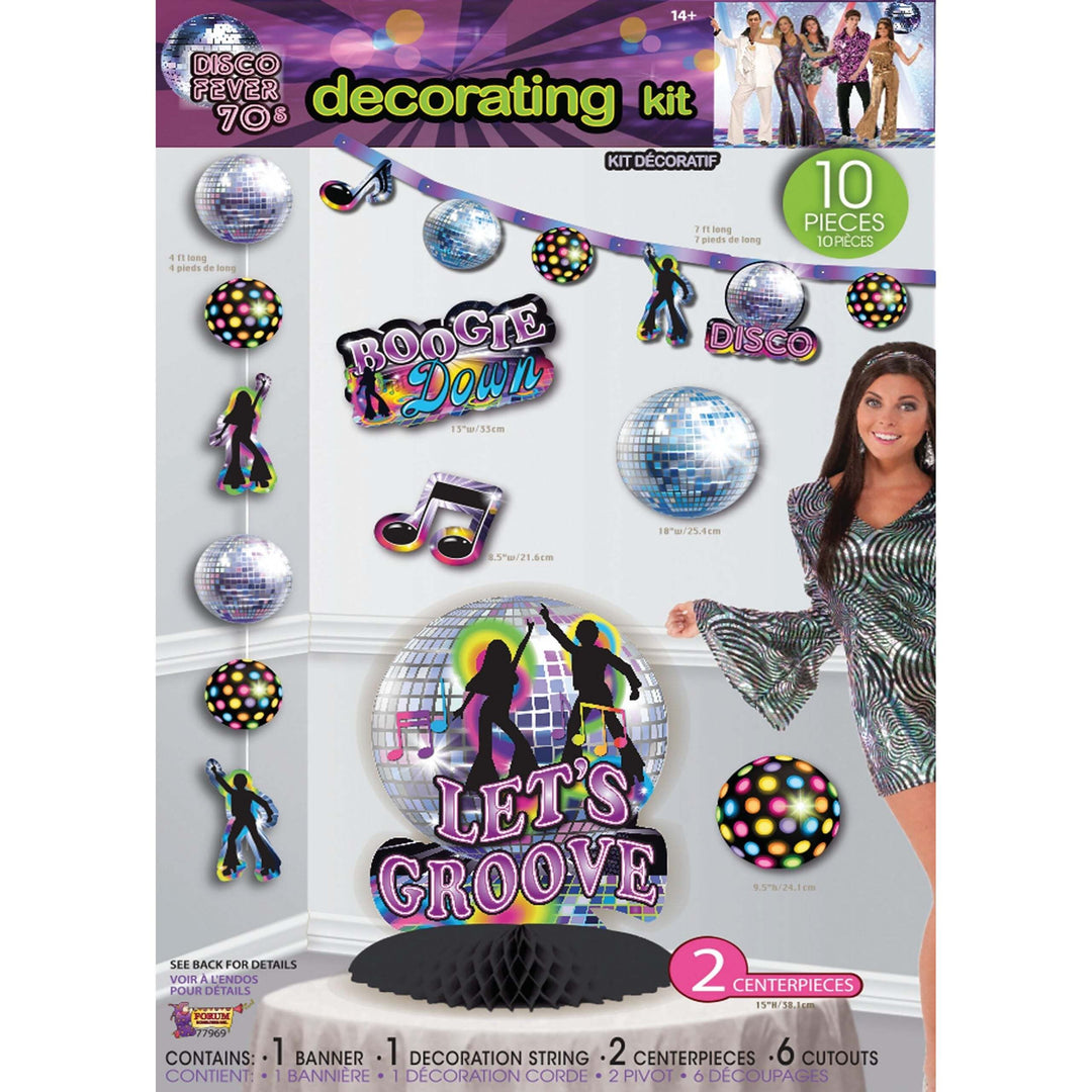 Disco Party Decorating Kit 12pc Goods 1