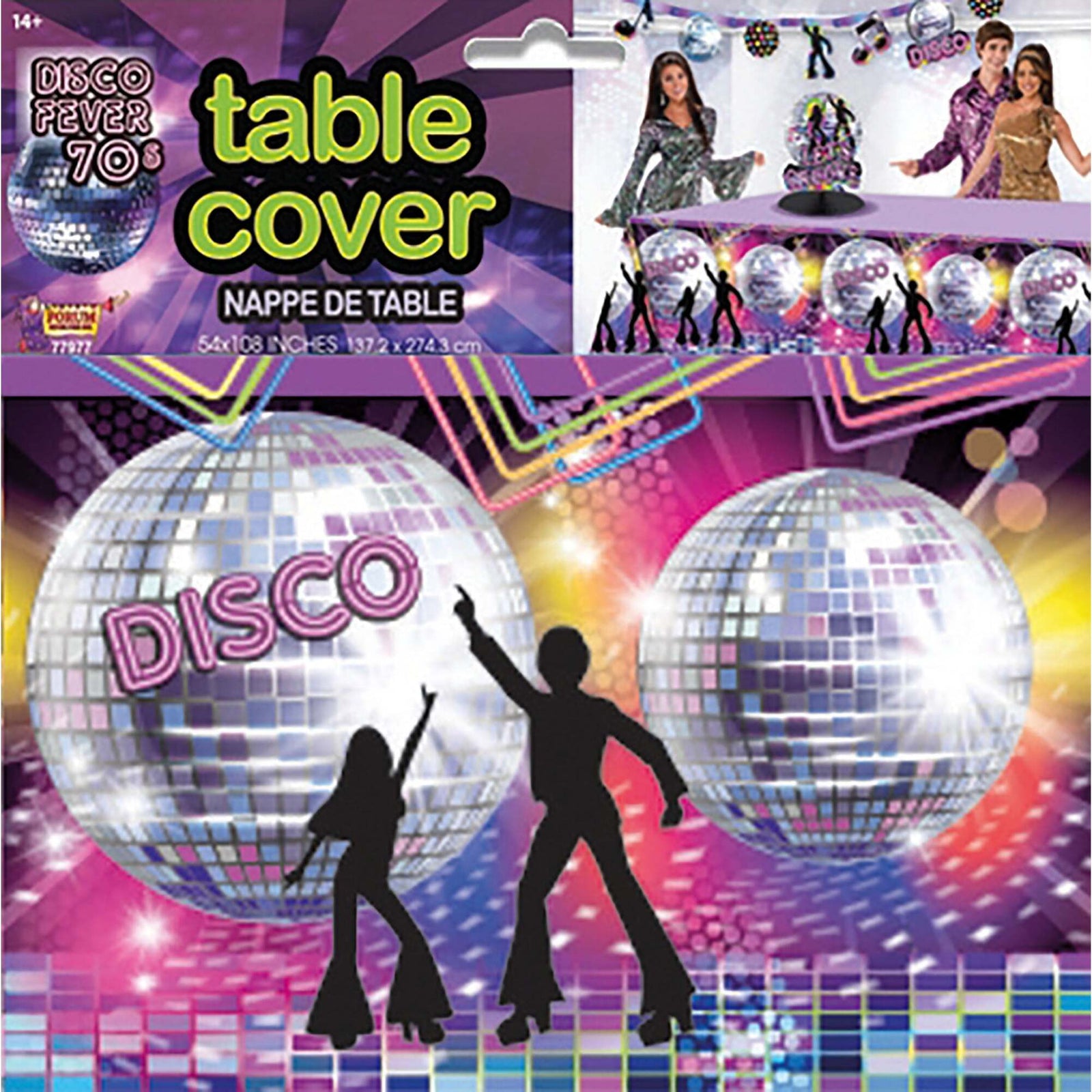 Disco Party Table Cover Goods 1