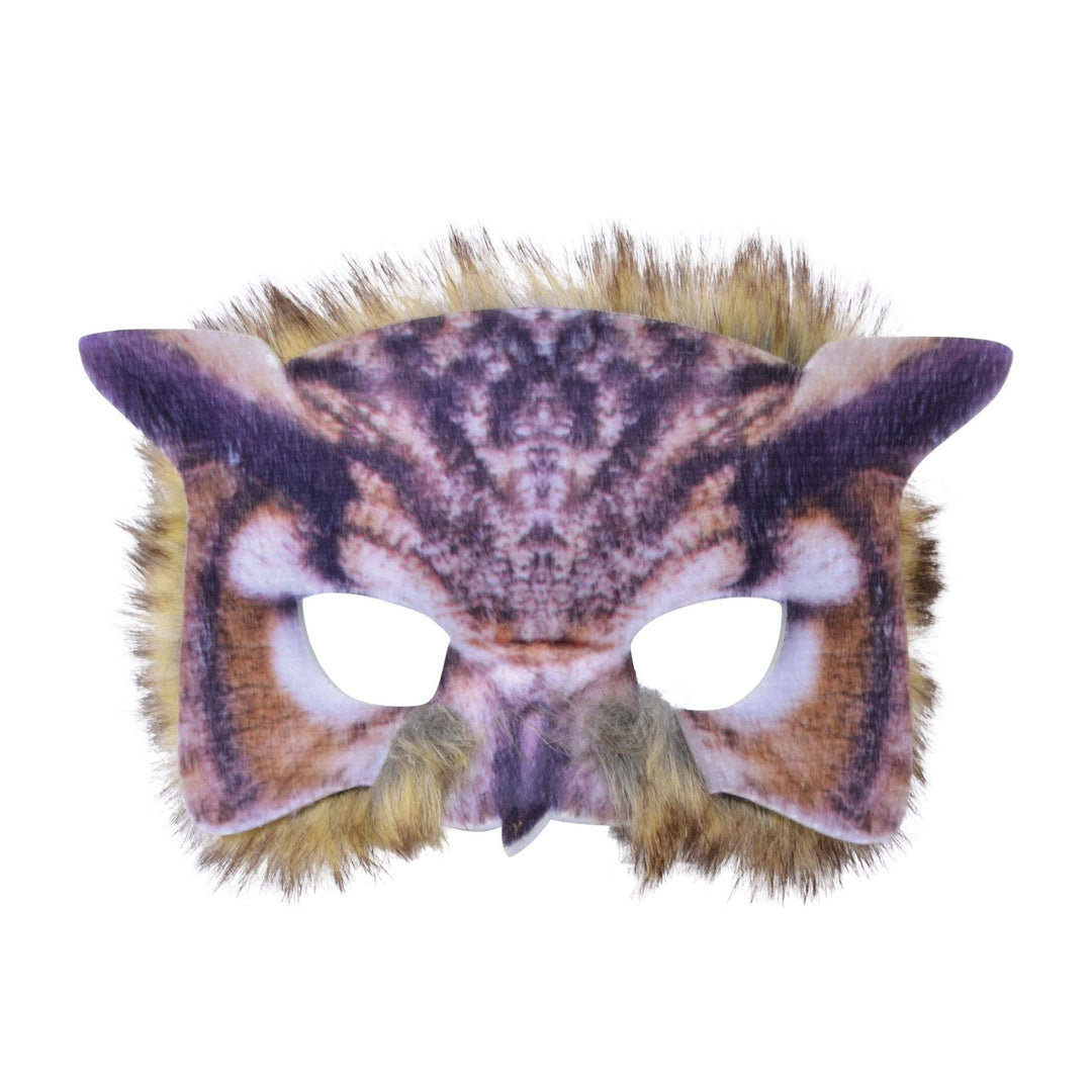 Owl Face Mask Realistic Plumage X78697 1