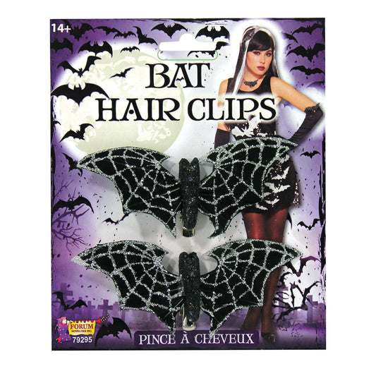 Bat Hair Clips Glitter Costume Accessories Female 1