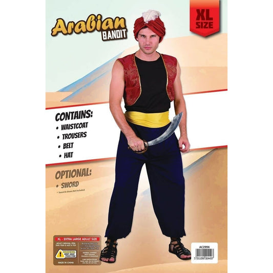 Arabian Bandit Costume Mens Genie 1