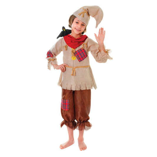 Scarecrow Top Trousers Hat Small Childrens Costume Male 1