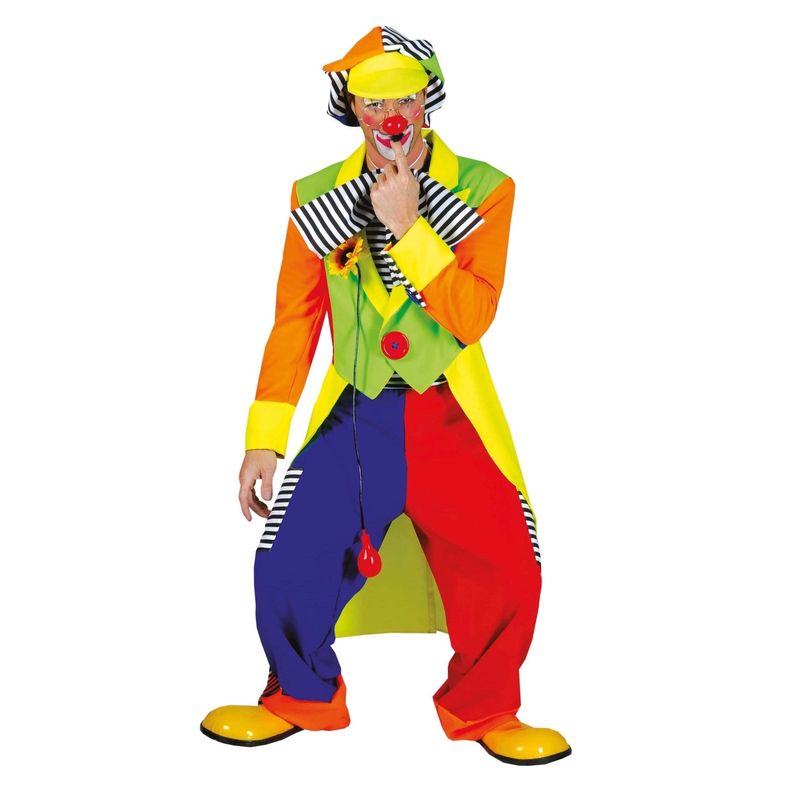 Clown Tailcoat + Trousers Male Costume 1