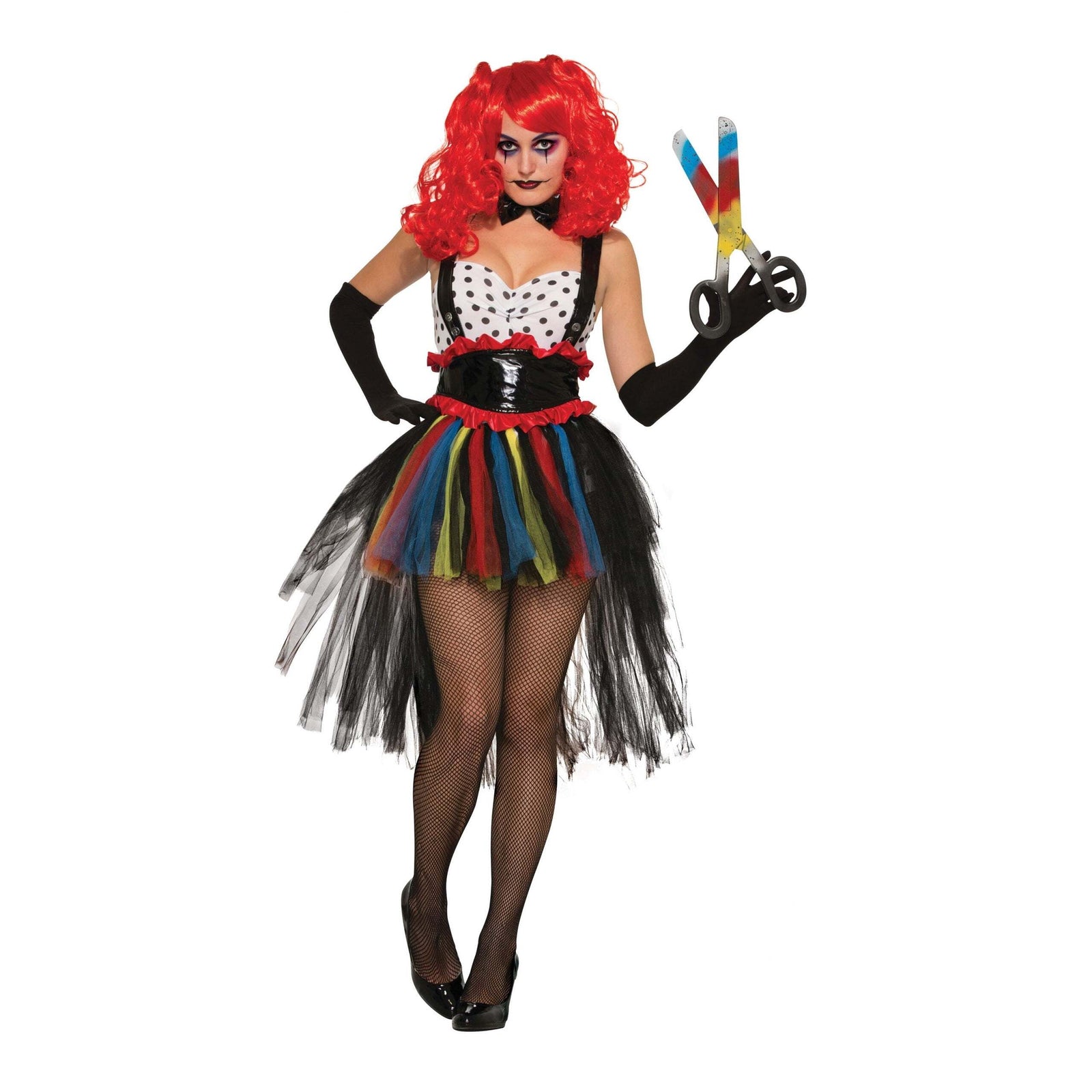Evil Girlie Clown Adult Costume Female Uk Size 10 14 1