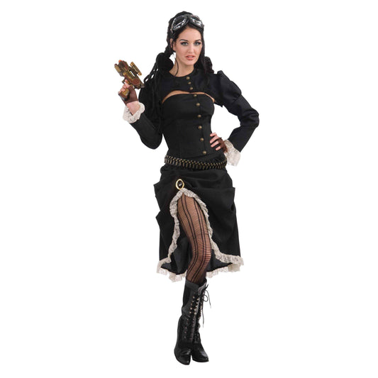 Steampunk Renegade Adult Costume Female Uk Size 10 14 1