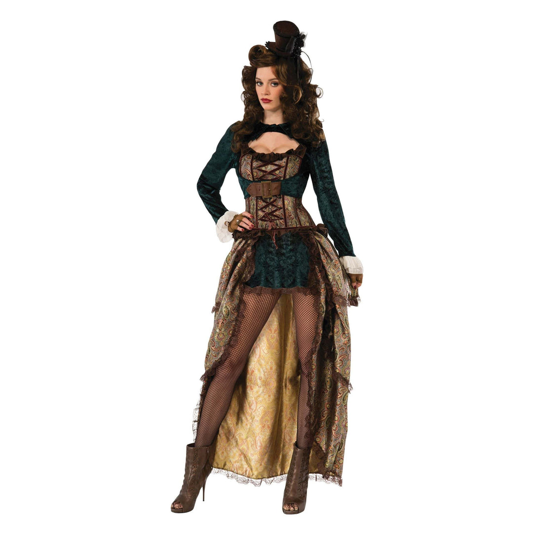 Madame Steampunk Costume Adult Female Uk Size 10 14 1