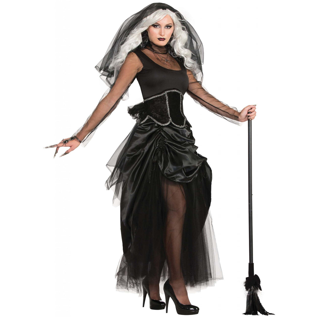 Shadow Ghost Witch Costume Adult UK Size 10-14 1