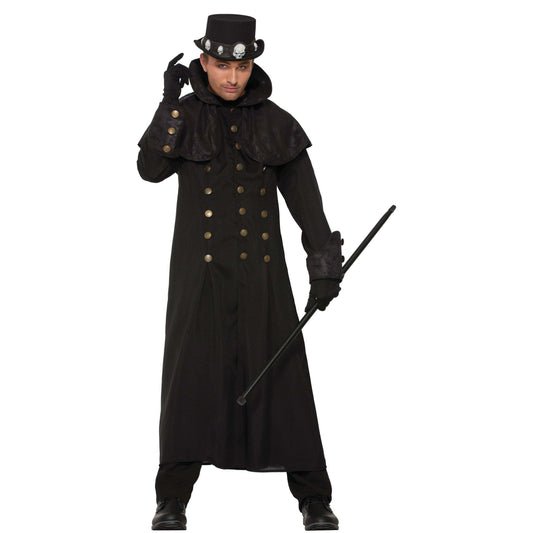 Wizards Warlock Coat Adult Costume Male Upto Chest Size 42" 1