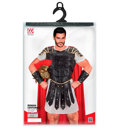 Roman Centurion  Tunic, Armour With Cape, Arm Guards 