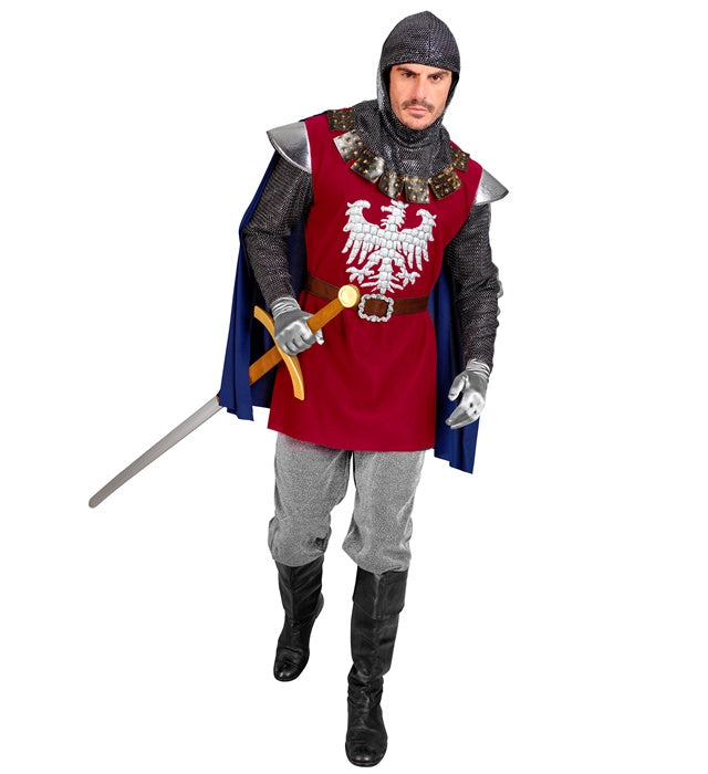 Knight  Coat With Cape, Belt, Hood 
