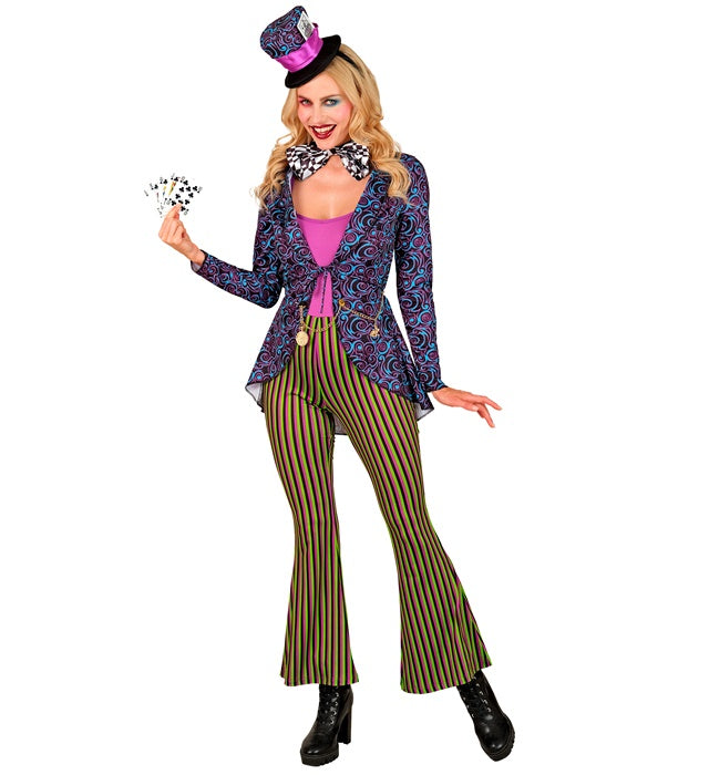Crazy Hatter  Jacket, Jumpsuit, Bow Tie, Hat 