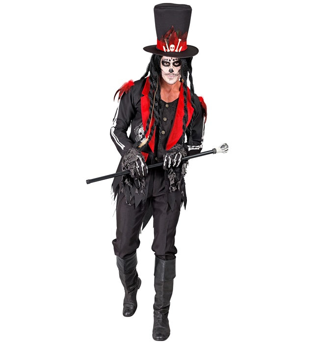 Dia De Los Muertos  Jacket With Vest, Hat 