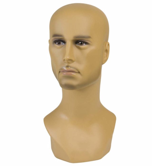 Mulatto Man Display Head 40 Cm