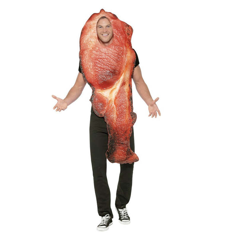 Bacon Costume Adult Food Tabard Outfit 1