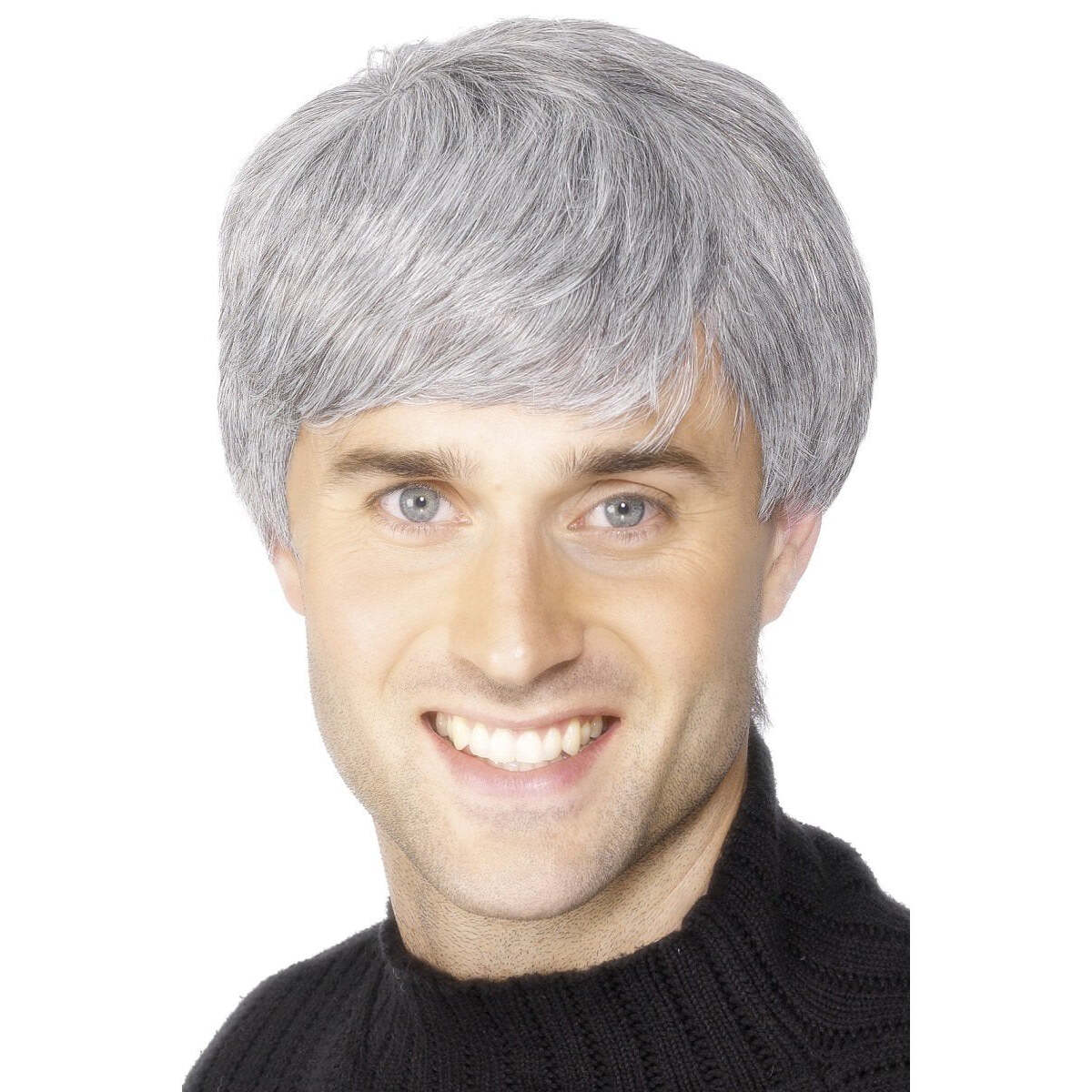 Corporate Wig Adult Grey Short Hair 1
