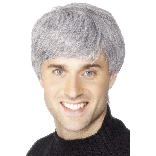 Corporate Wig Adult Grey Short Hair 1