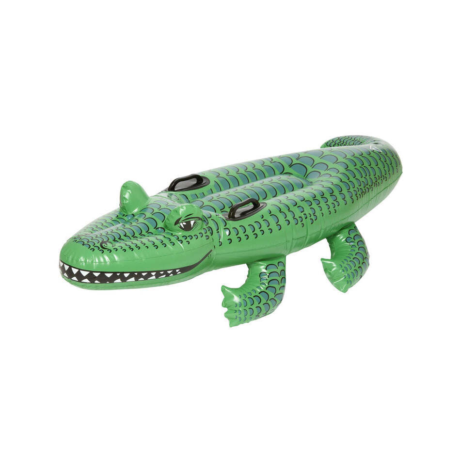 Inflatable Crocodile Adult Green 140cm Fancy Dress Prop 1
