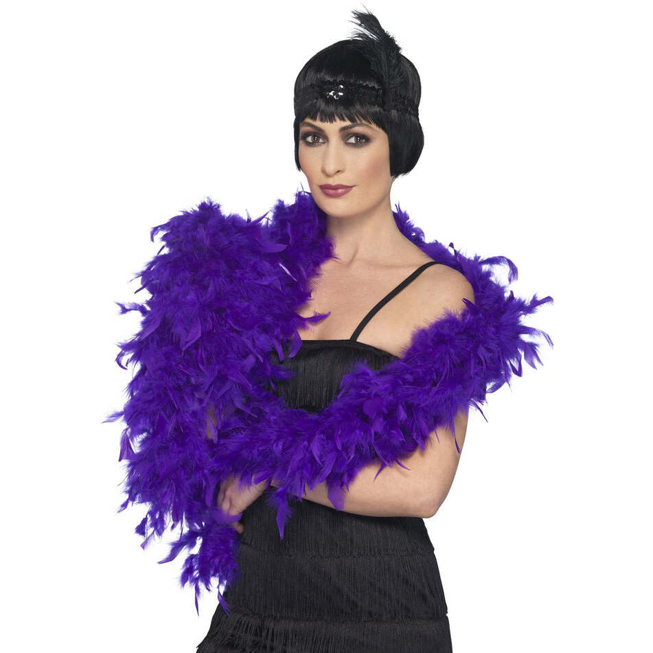Deluxe Boa Purple 180cm 80g Adult Costume Accessory 1