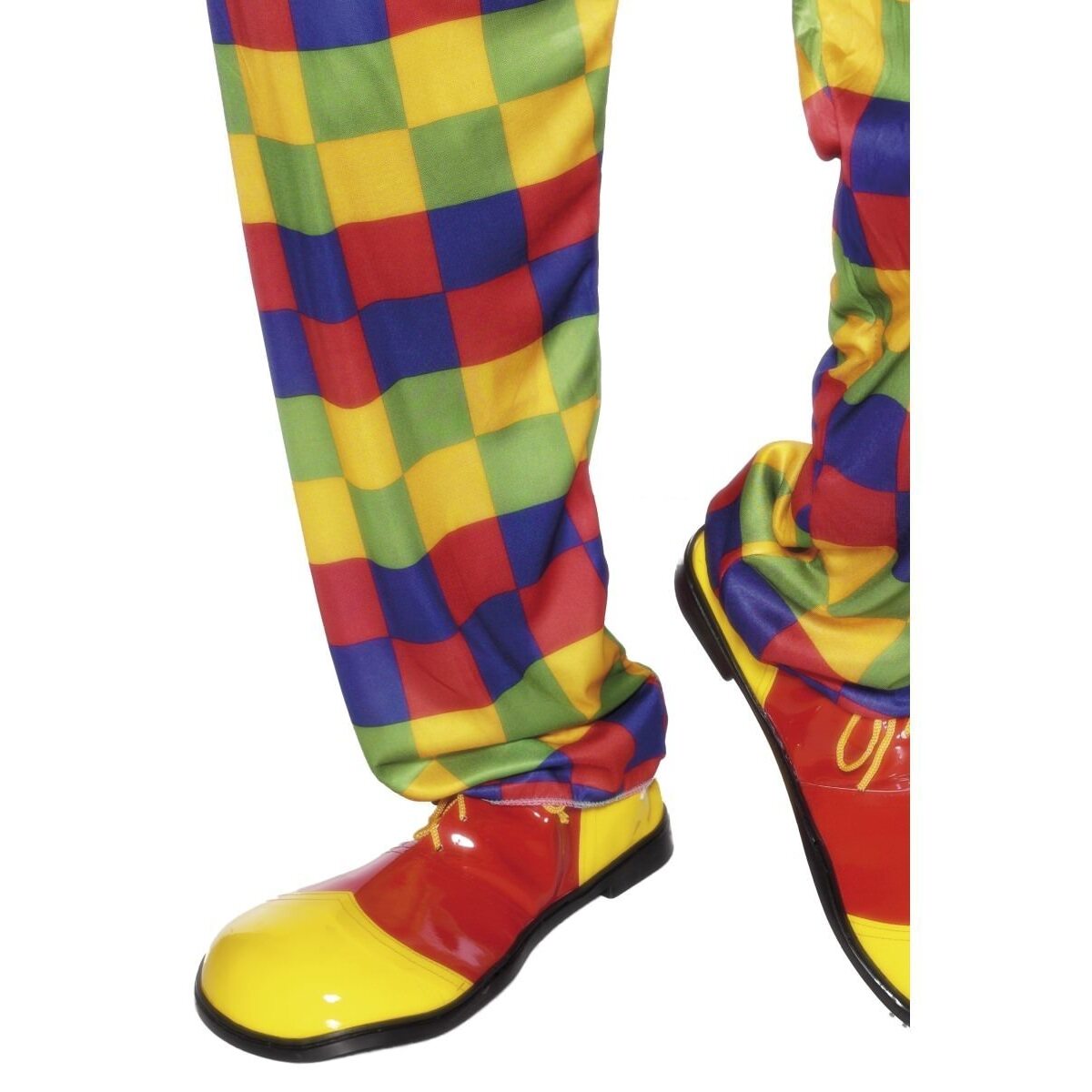 Deluxe Clown Shoes Adult Red Yellow 1