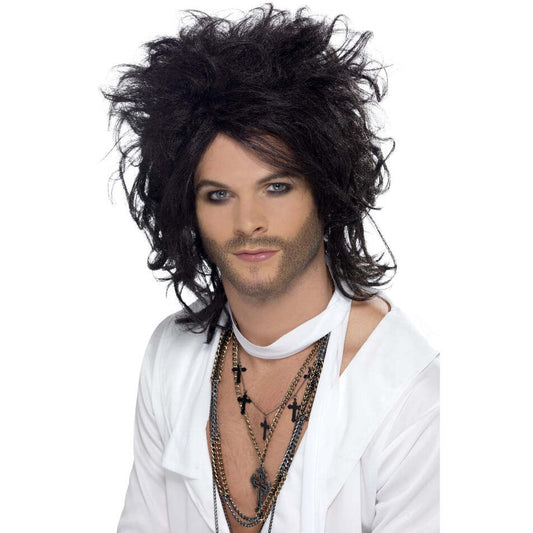 Sex God Wig Black Adult Costume Accessory 1