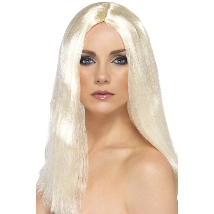 Star Style Wig Adult Blonde 44cm Long Straight Hair 1