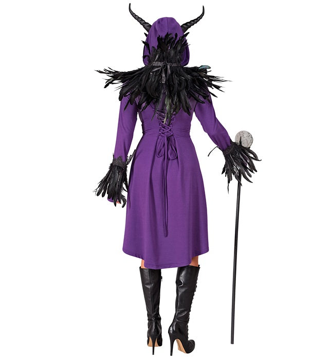 Medieval Gothic  Hooded Dress 