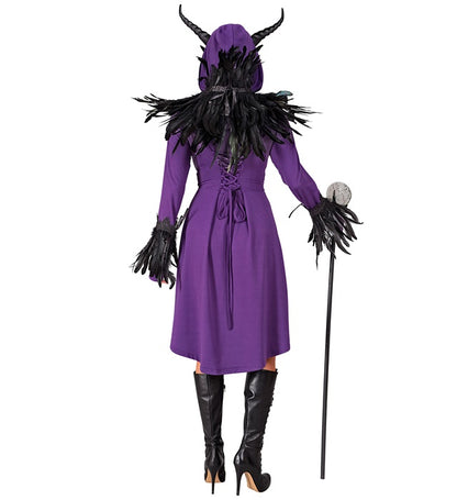 Medieval Gothic  Hooded Dress 