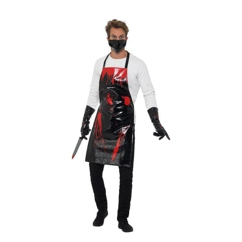 Bloody Surgeon Butcher Kit Adult Black Red 1