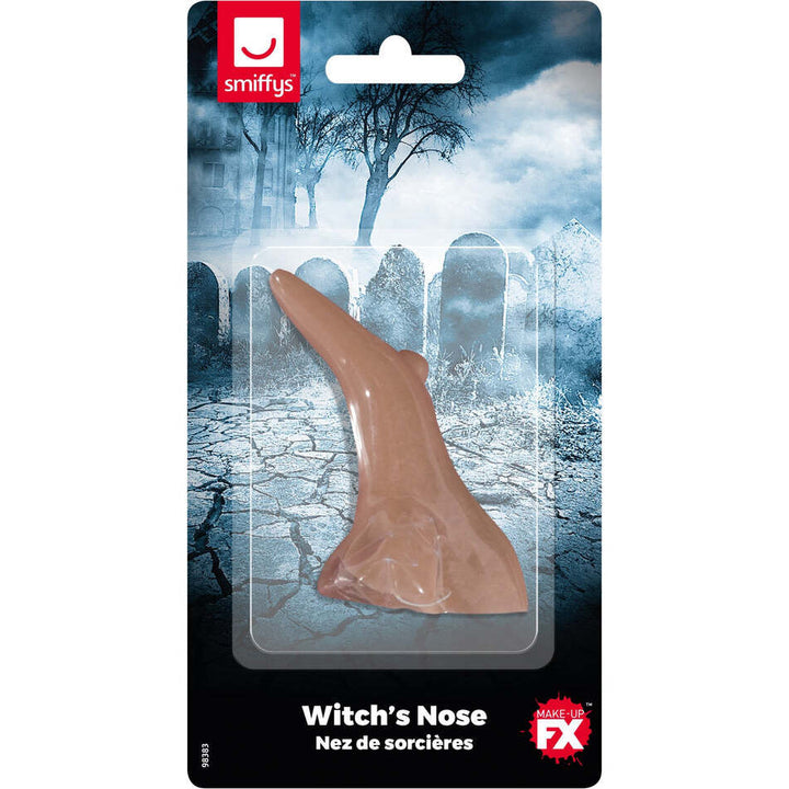Witchs Nose Flesh with Wart Elastic Headband Adult Costume Accessory 1