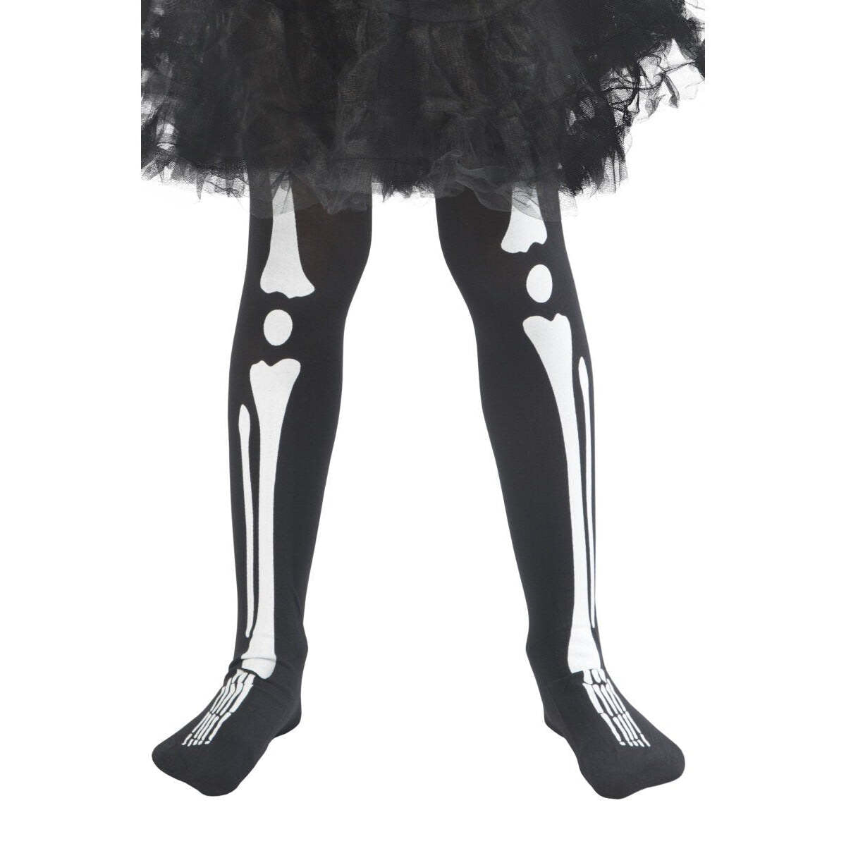 Skeleton Tights Child Black Halloween Costume Accessory 1