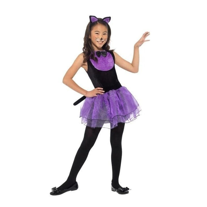 Cat Costume Child Black Purple 1