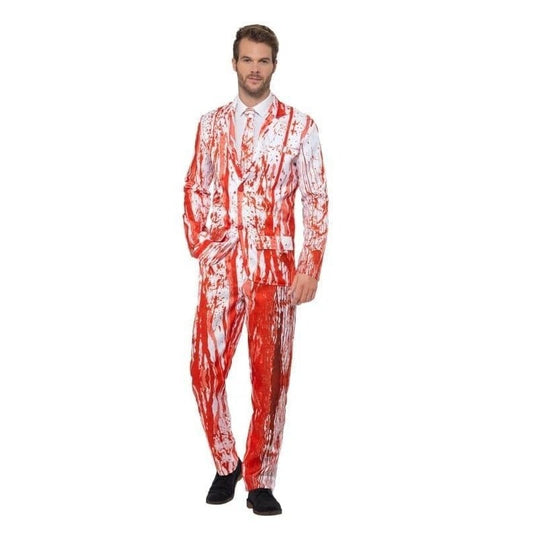 Blood Drip Stand Out From The Crowd Adult Red Party Suit 1