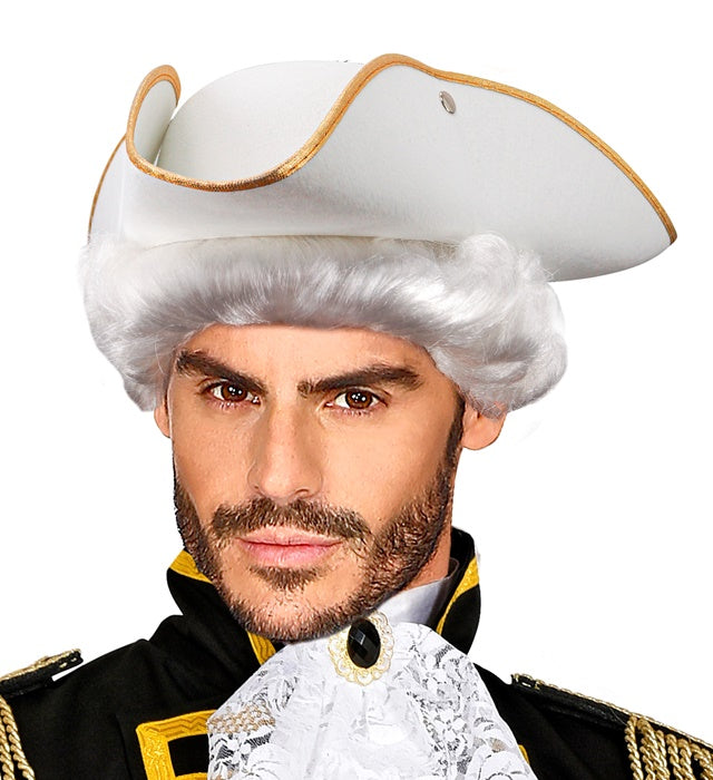 White Tricorns Felt