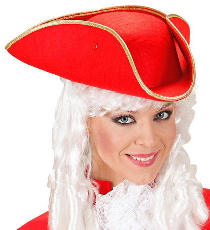 Red Tricorns Felt