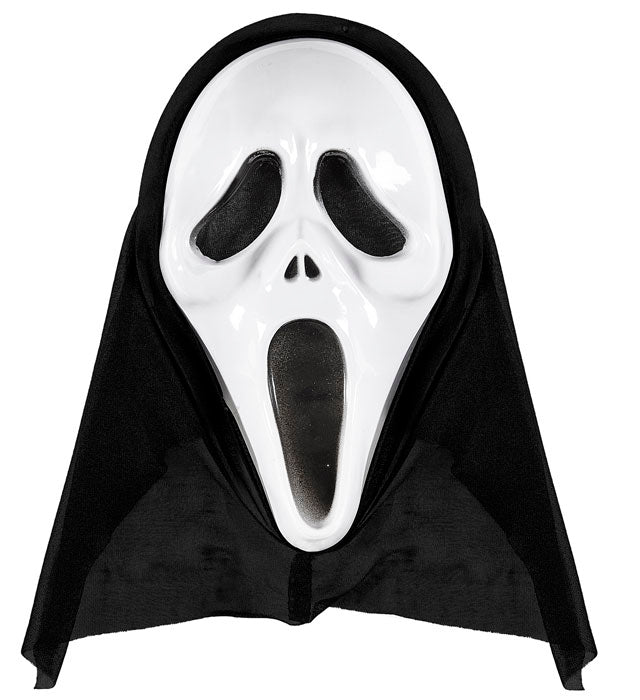 Screaming Ghost Hooded Mask