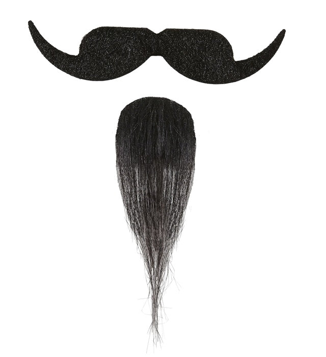 Musketeer Moustache & Goatee Beard