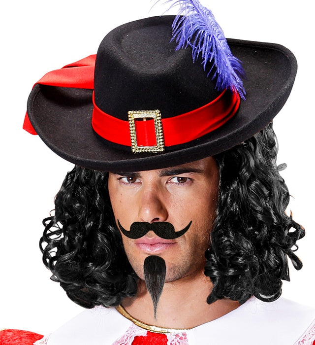 Musketeer Moustache & Goatee Beard