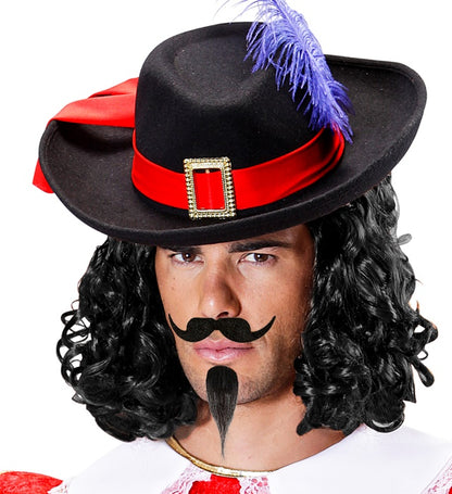 Musketeer Moustache & Goatee Beard