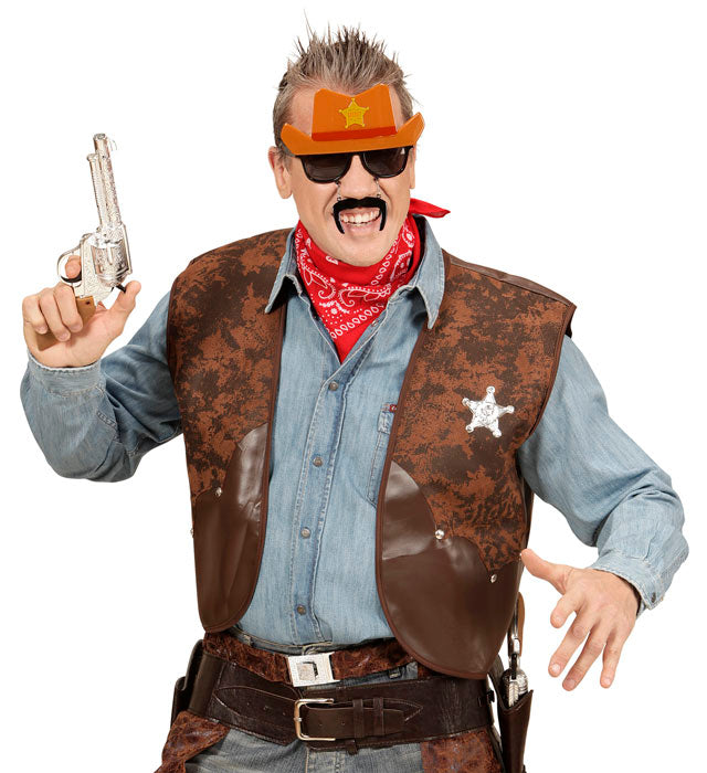 Cowboy Glasses With Moustache
