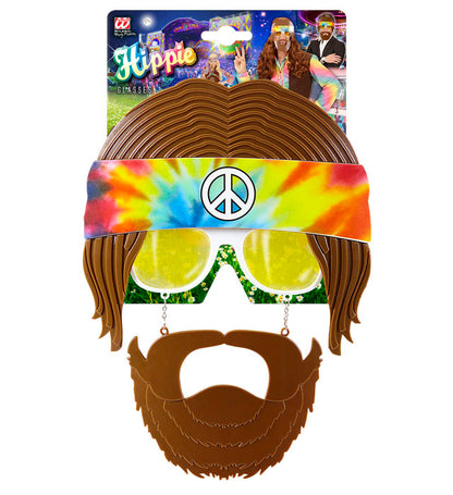 Hippie Glasses With Beard
