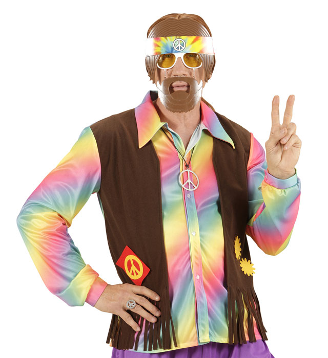Hippie Glasses With Beard